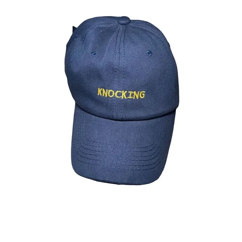 Unisex Navy Blue Baseball Cap with 